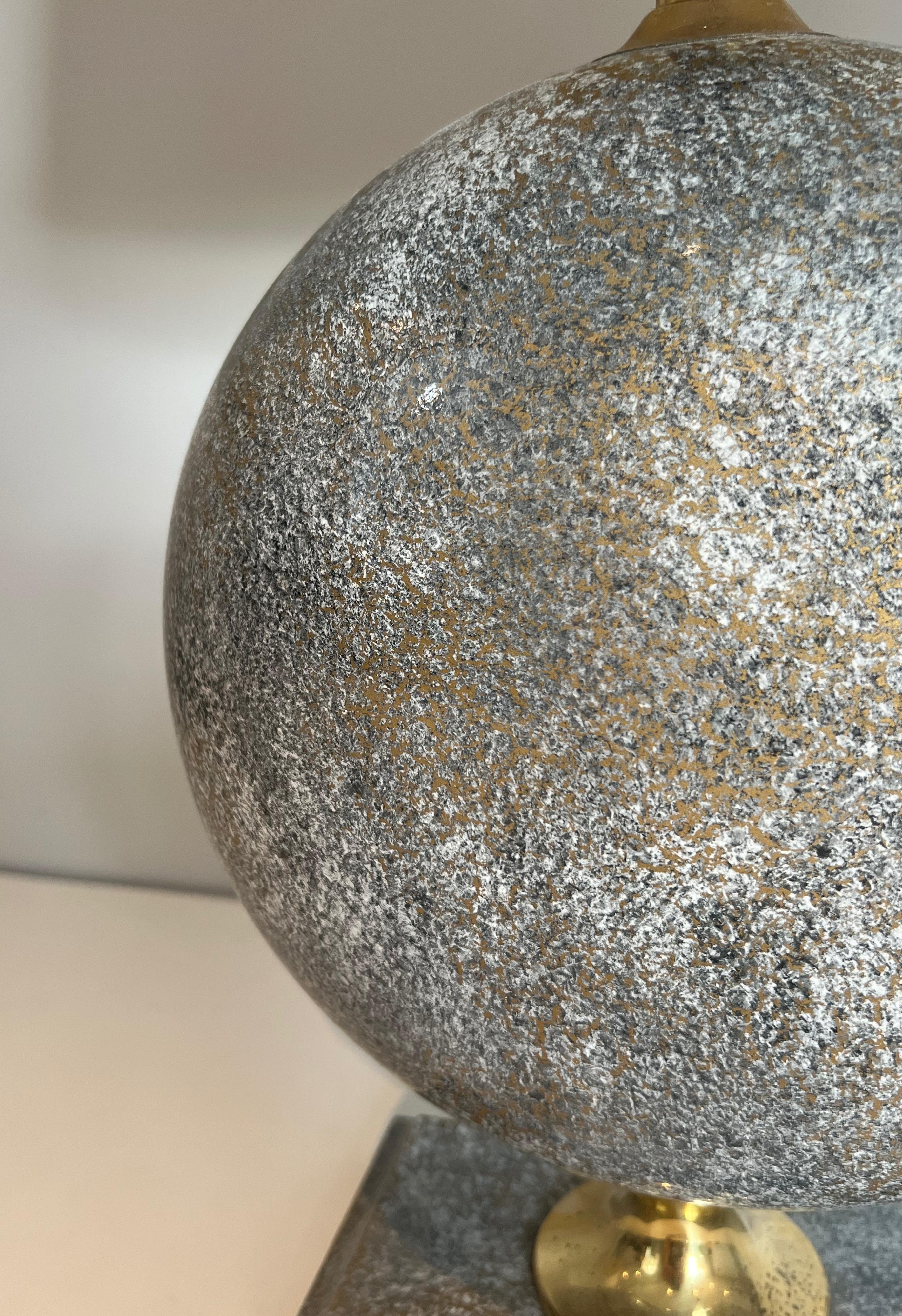 Fin du 20e siècle Paire de lampes de table en céramique de Philippe Barbier en vente