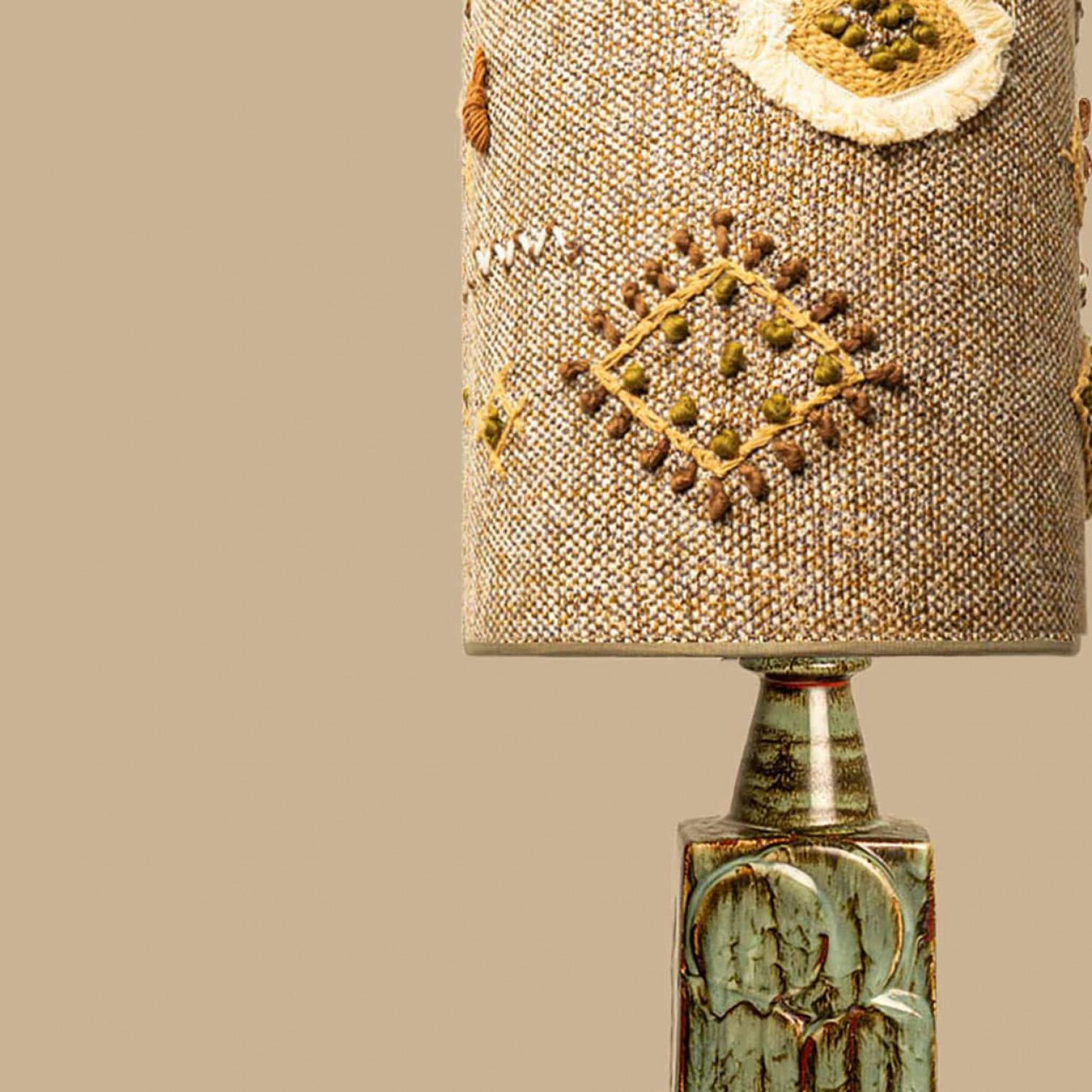 Paar keramische Tischlampen von Soholm, Dänemark 1960er Jahre im Zustand „Gut“ im Angebot in Rijssen, NL
