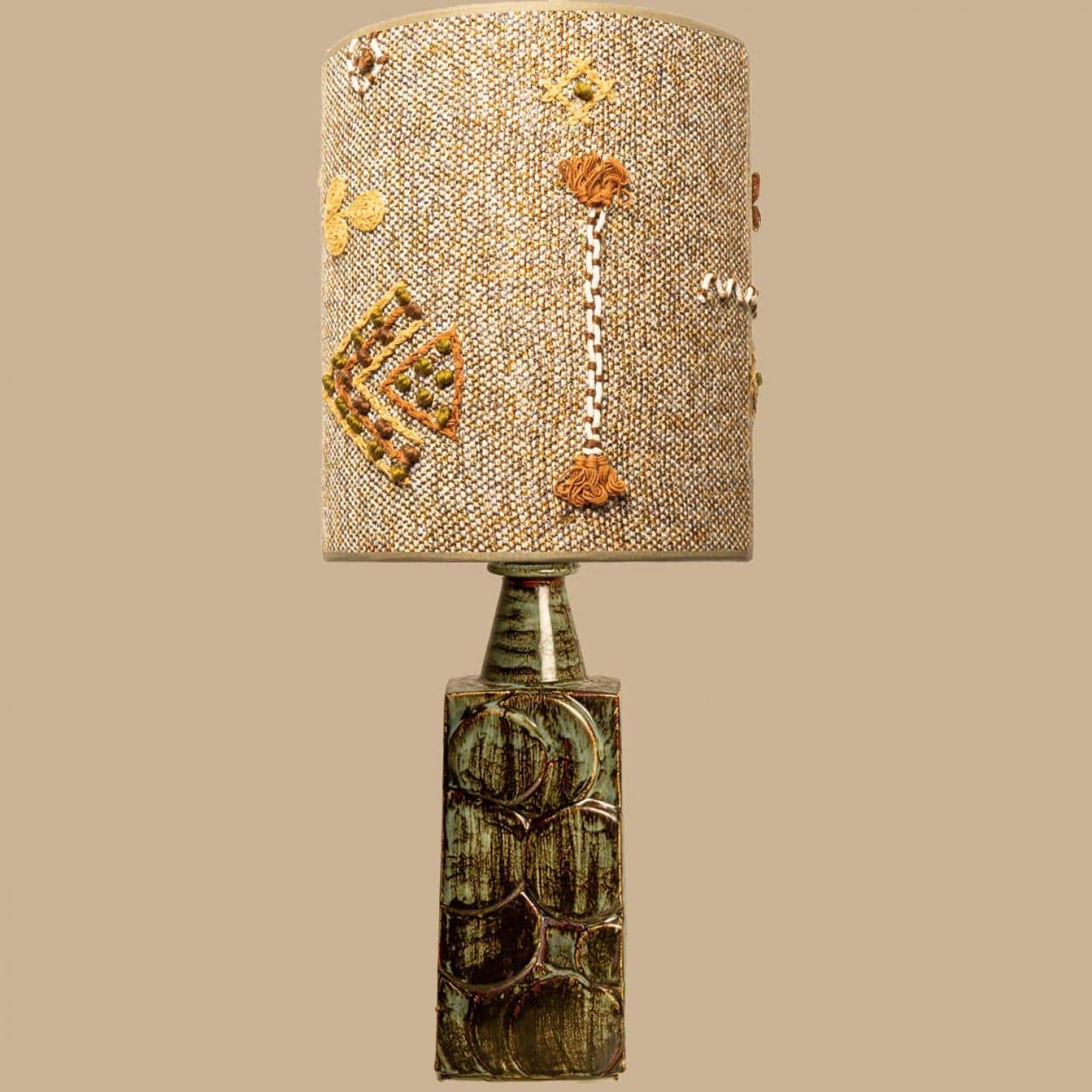 Paar keramische Tischlampen von Soholm, Dänemark 1960er Jahre (Keramik) im Angebot
