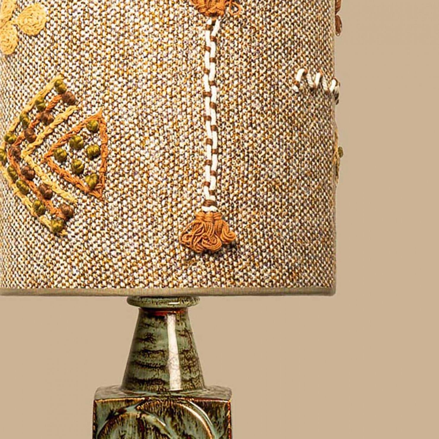 Pair of Ceramic Table Lamps by Soholm, Denmark 1960s For Sale 2