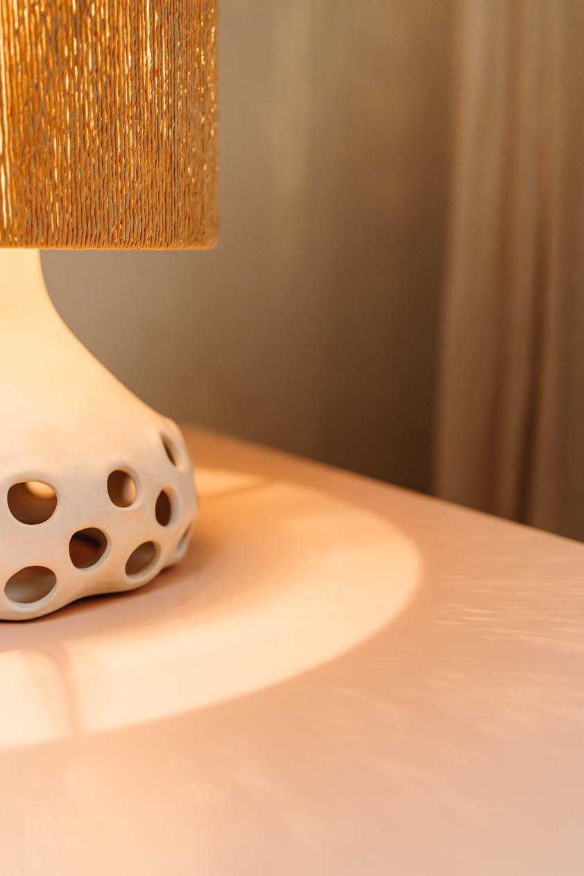Paire de lampes de table en céramique. en vente 5