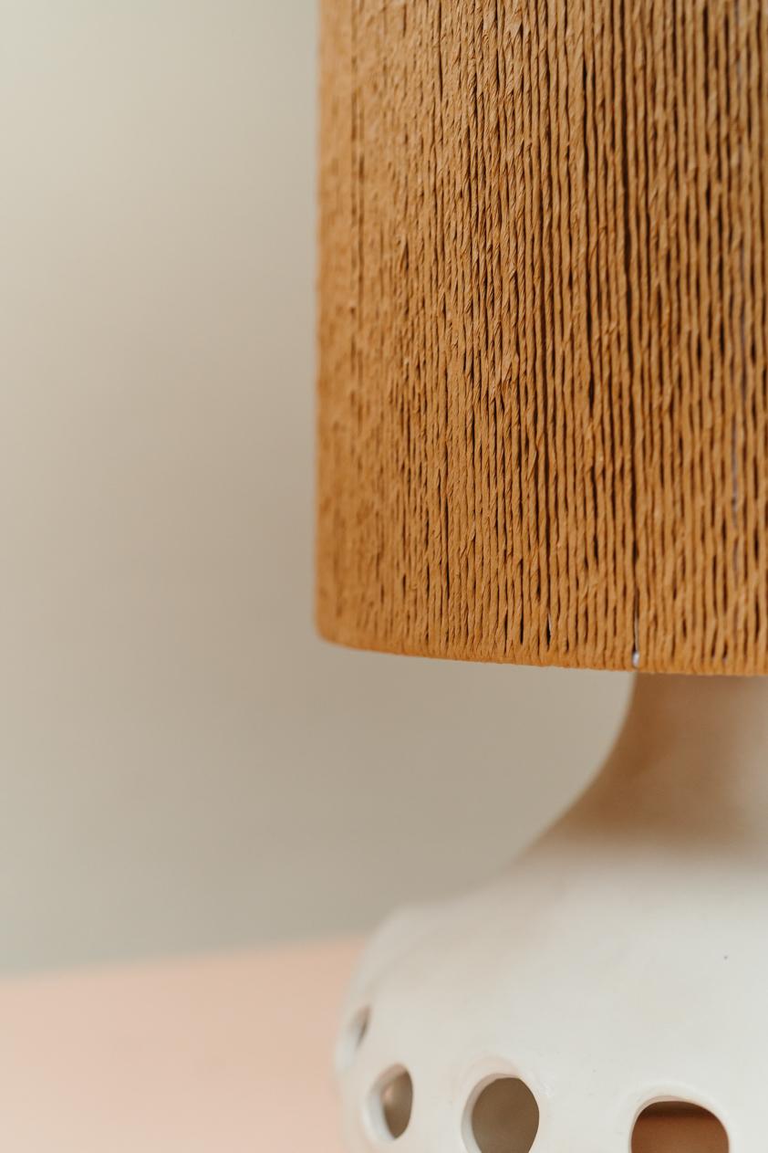 Paire de lampes de table en céramique. en vente 6