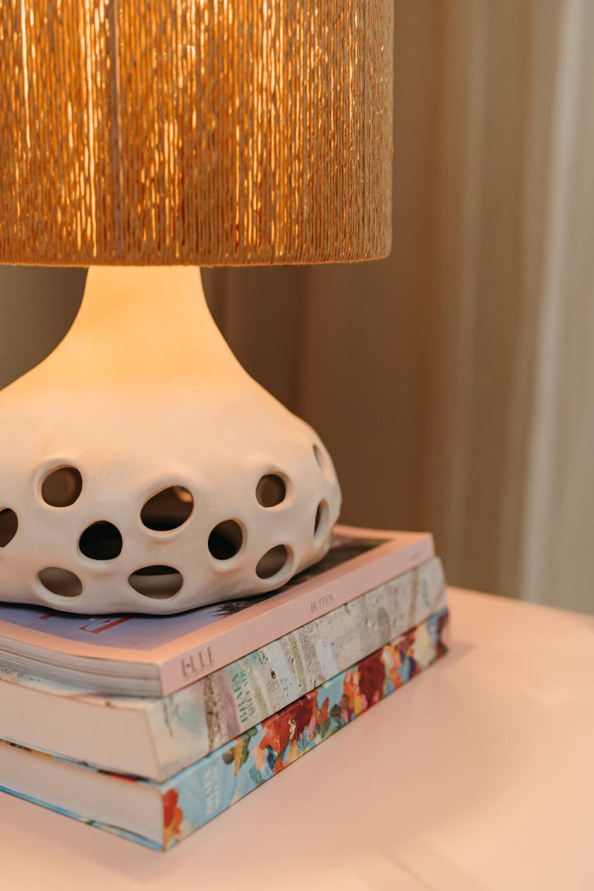 Céramique Paire de lampes de table en céramique. en vente