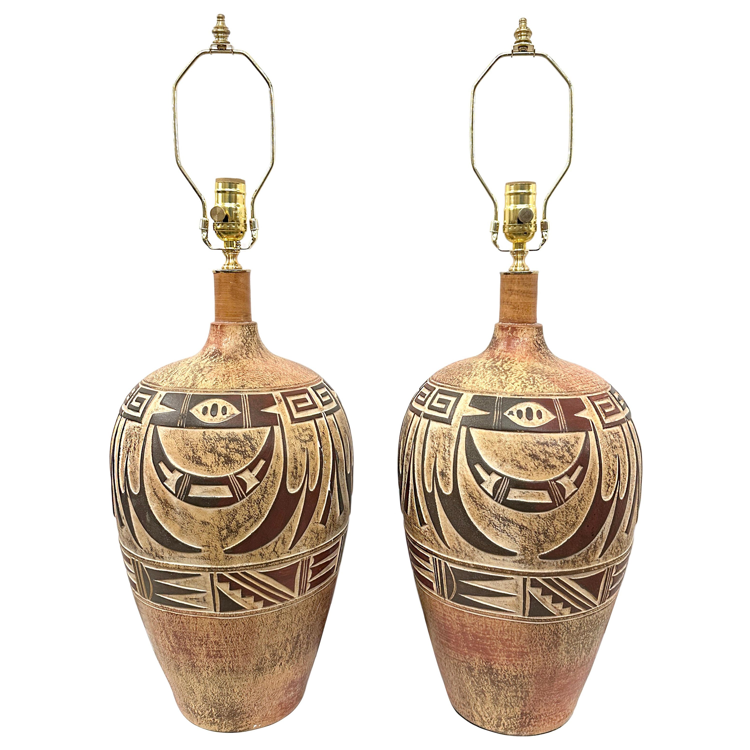 Pair of Ceramic Table Lamps