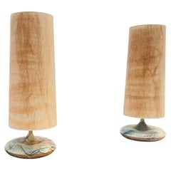 Pair of ceramic table lamps