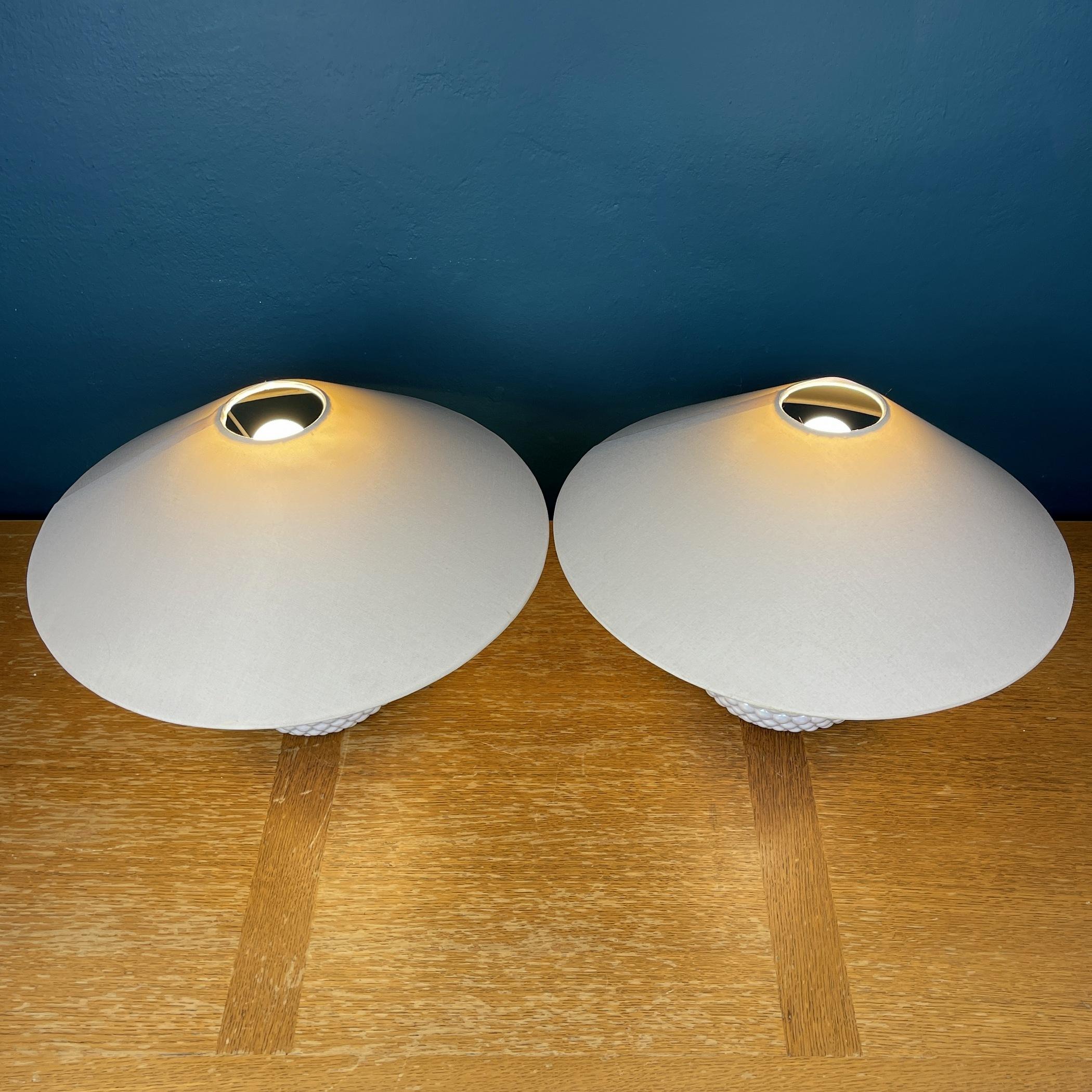 Pair of Ceramic Table Lamps, Italy, 1970s For Sale 6