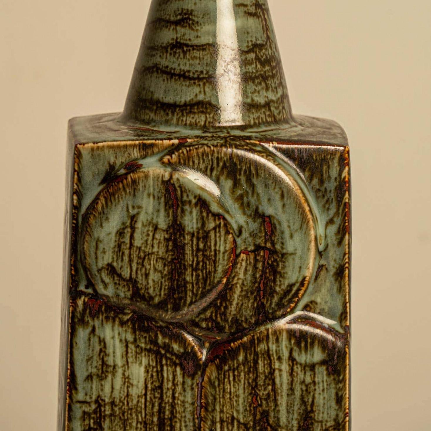 Pair of Ceramic Table Lamps, Soholm, Denmark 1960s (Dänisch) im Angebot