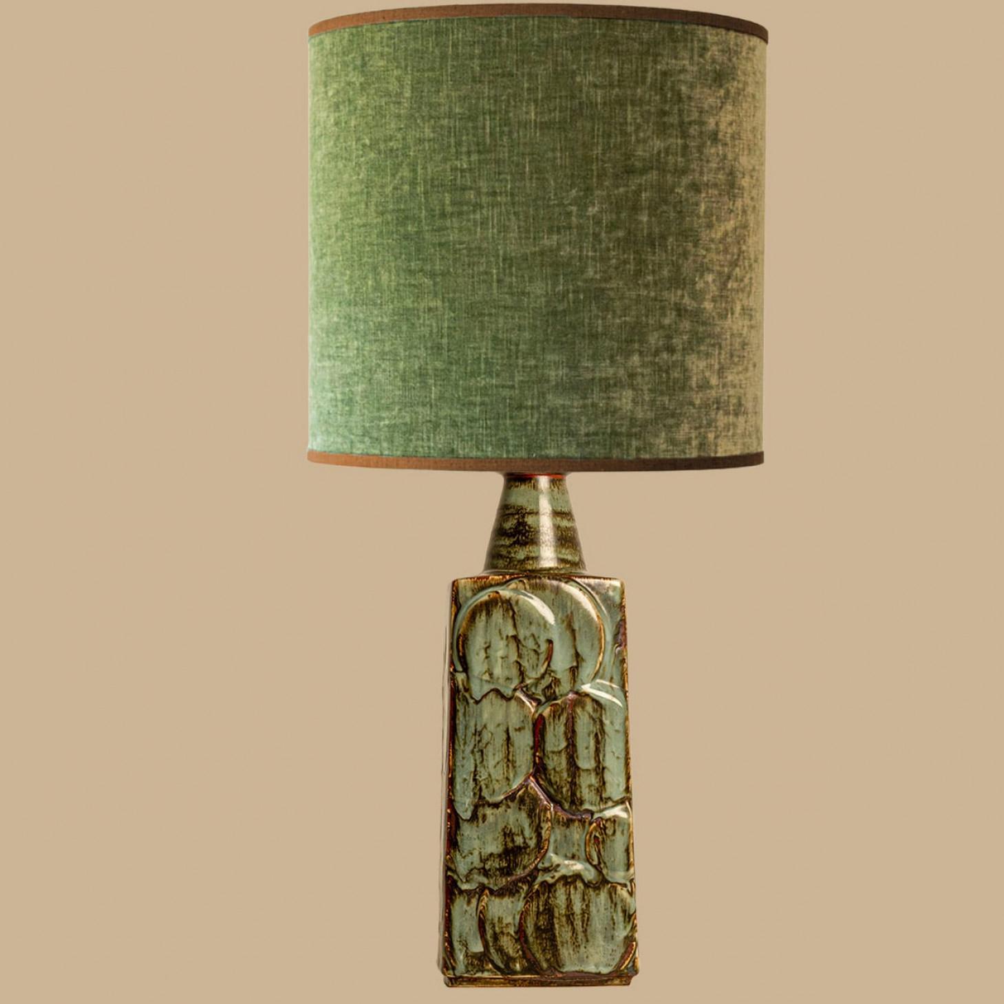 Paar keramische Tischlampen, Soholm, Dänemark 1960er Jahre im Zustand „Gut“ im Angebot in Rijssen, NL