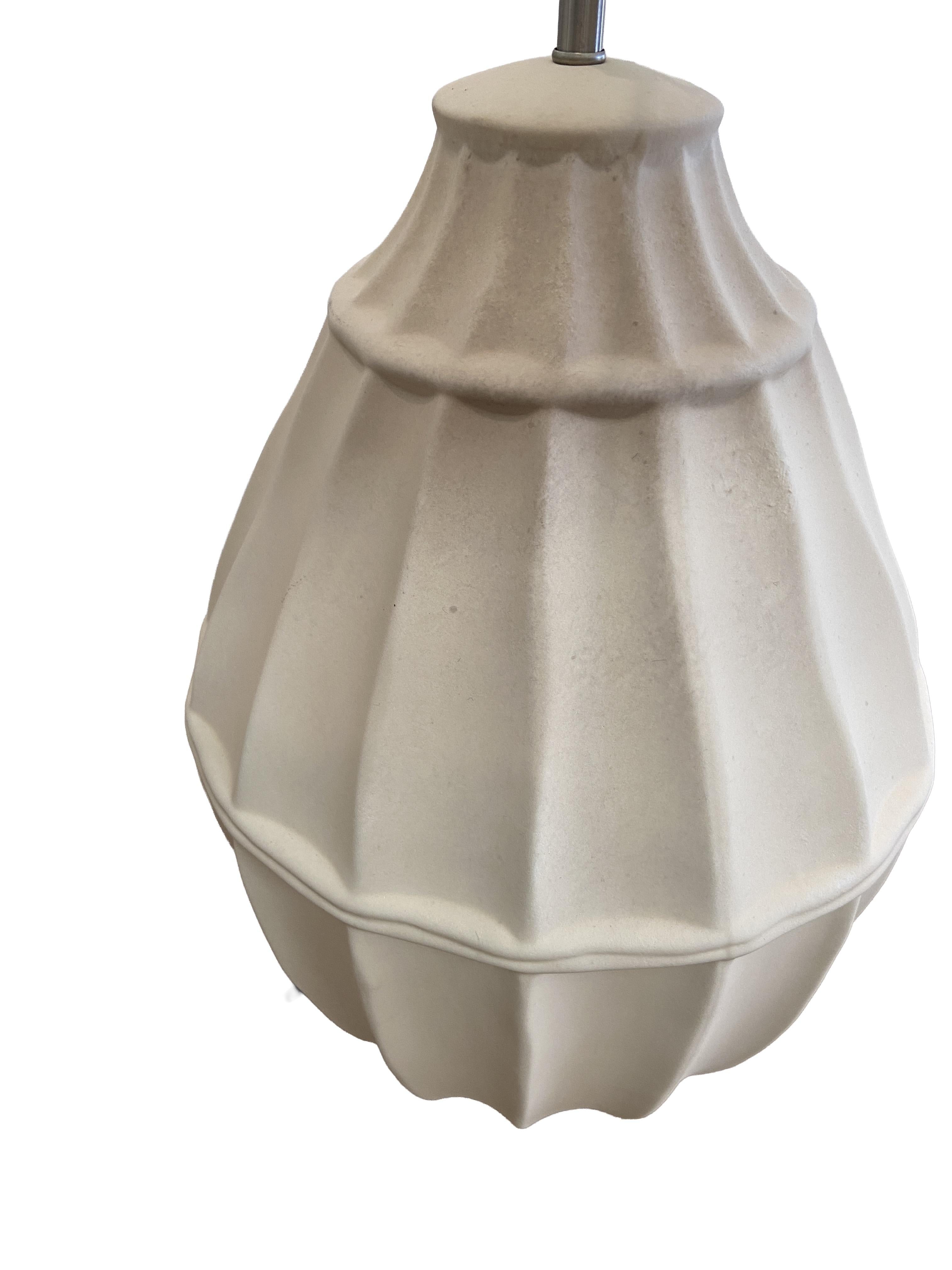 Pair of Ceramic Tangier Lamps by Beth Webb In Excellent Condition For Sale In San Francisco, CA