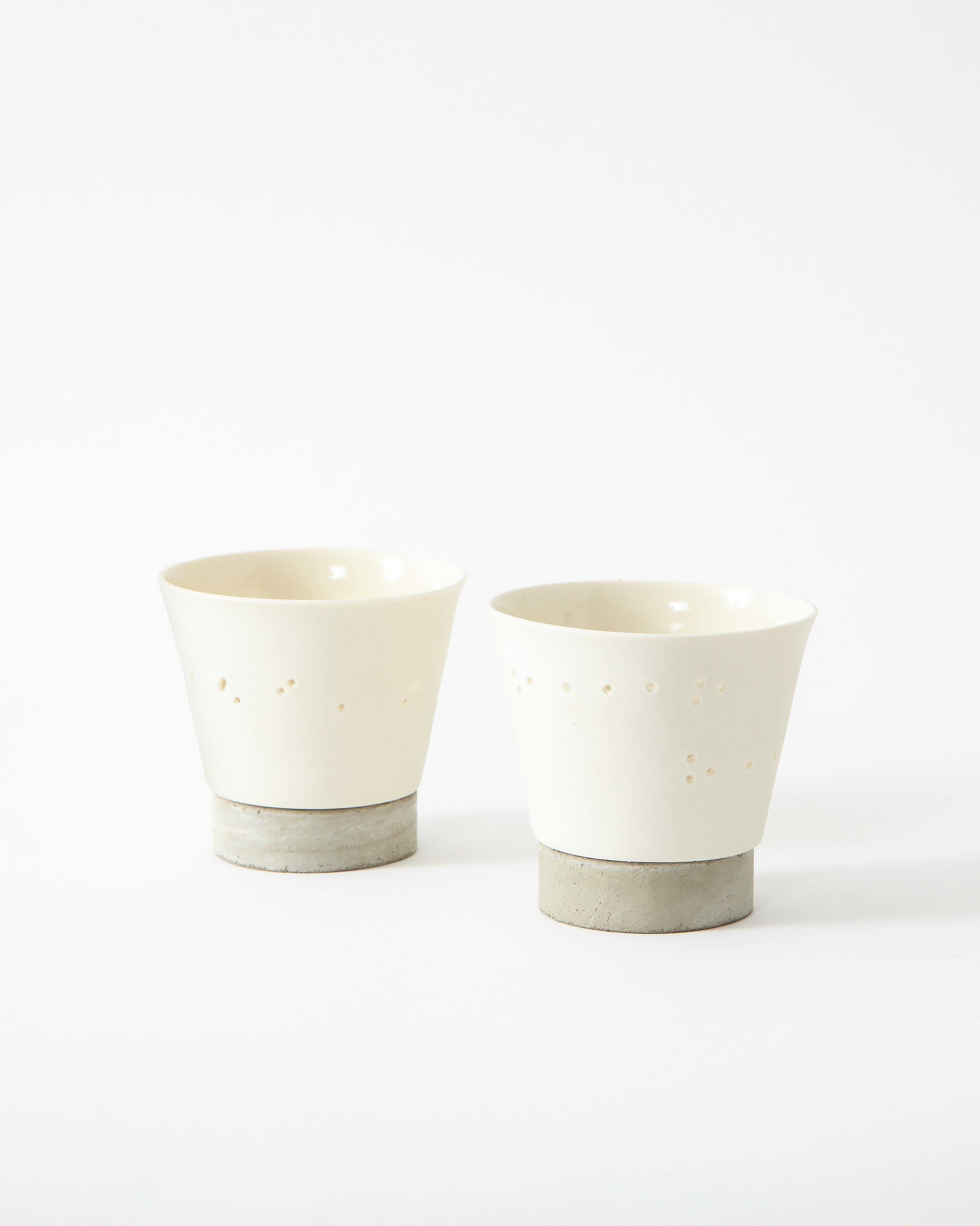 concrete cups