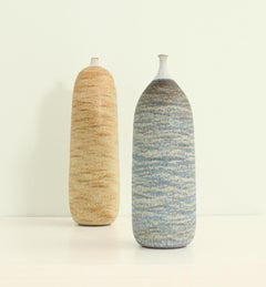 Pair of Ceramic Vases by Joan Carrillo, Spain