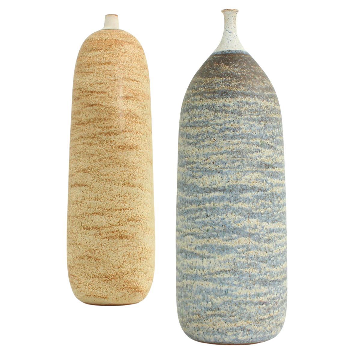 Pair of Ceramic Vases by Joan Carrillo, Spain For Sale
