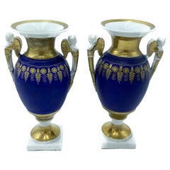 Pair of Ceramic Vases from the First Empire period 1850