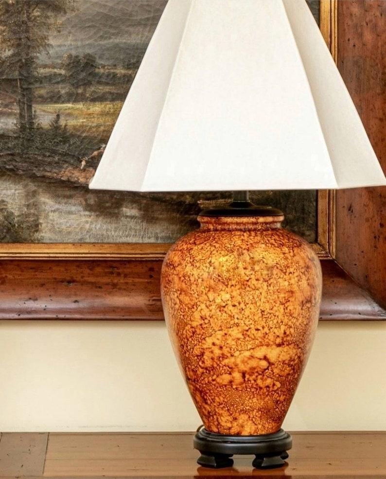 Pair of Ceramic Vases Mounted as Lamps In Good Condition In Forney, TX