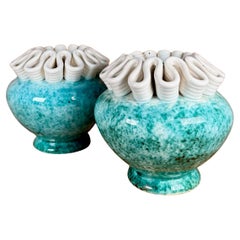 Pair of ceramic vases, Sainte Radegonde, circa 1940