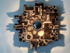 Paar keramische Wandlampen von Helmut Schäffenacker, ca. 1960