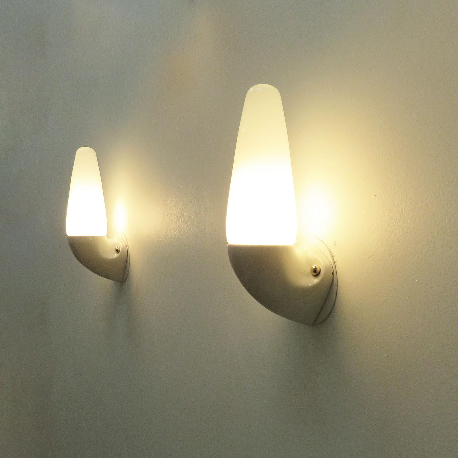Pair of Ceramic Wall Lights by Sigvard Bernadotte For Sale 1