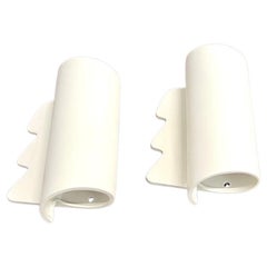 Pair of ceramic wall lights, circa 1990