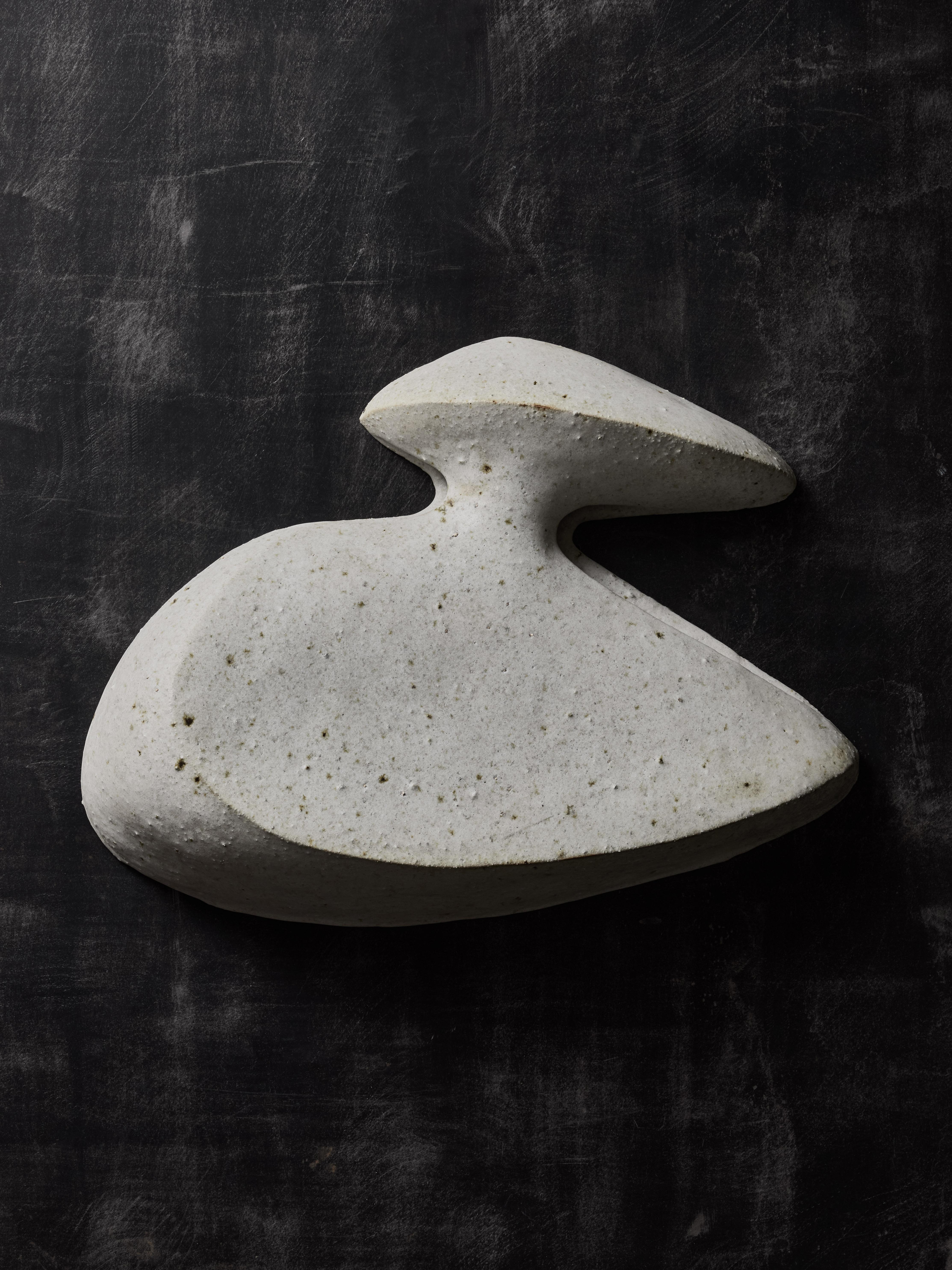 Modern Pair of Ceramic Wall Sconces by Natasha Dakhli