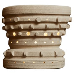Coppia di applique in ceramica di Olivia Cognet