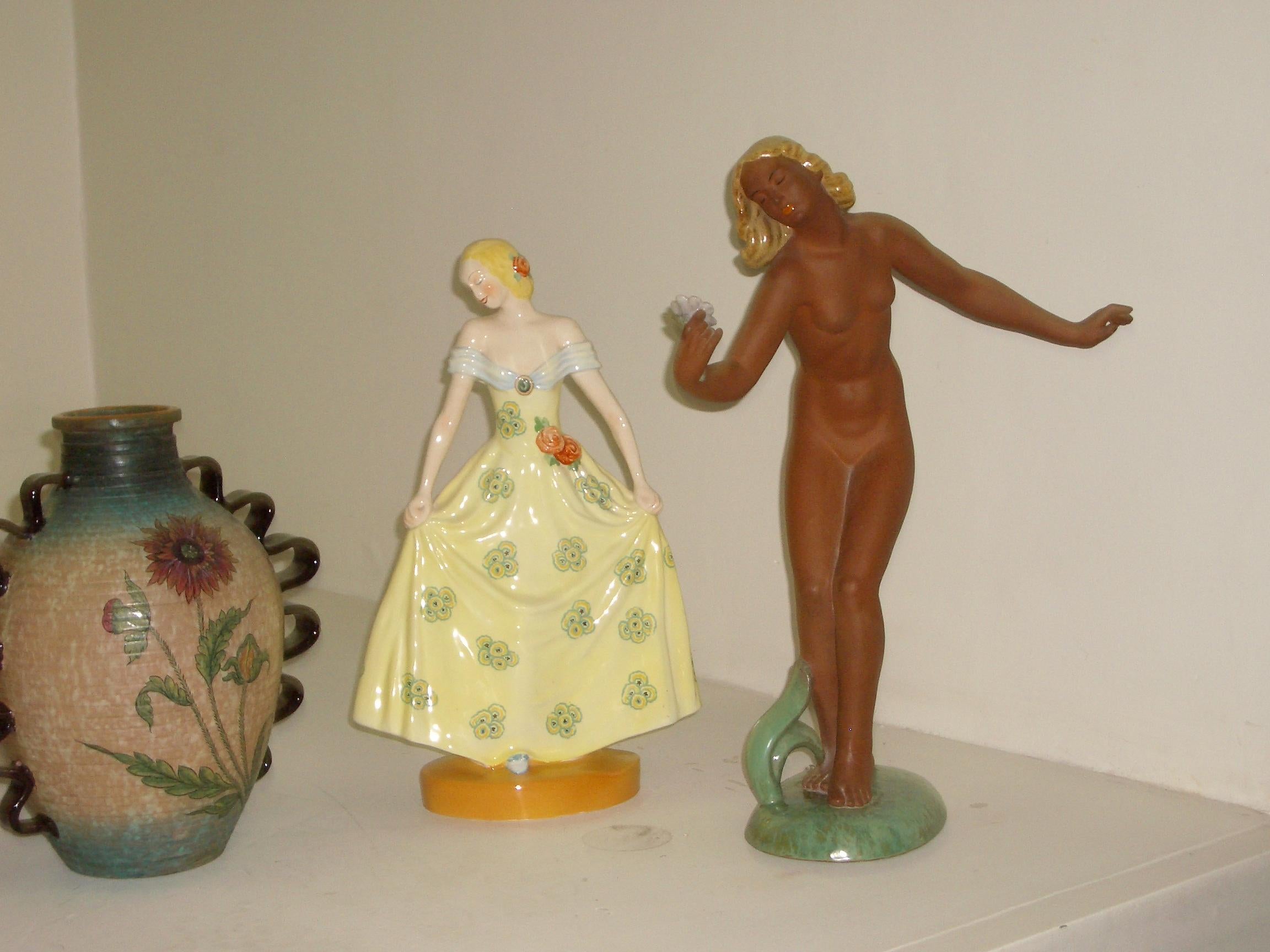 Coppia di ceramiche, Boch.F, Firma: Catherine Barjansky, Belgio in vendita 12