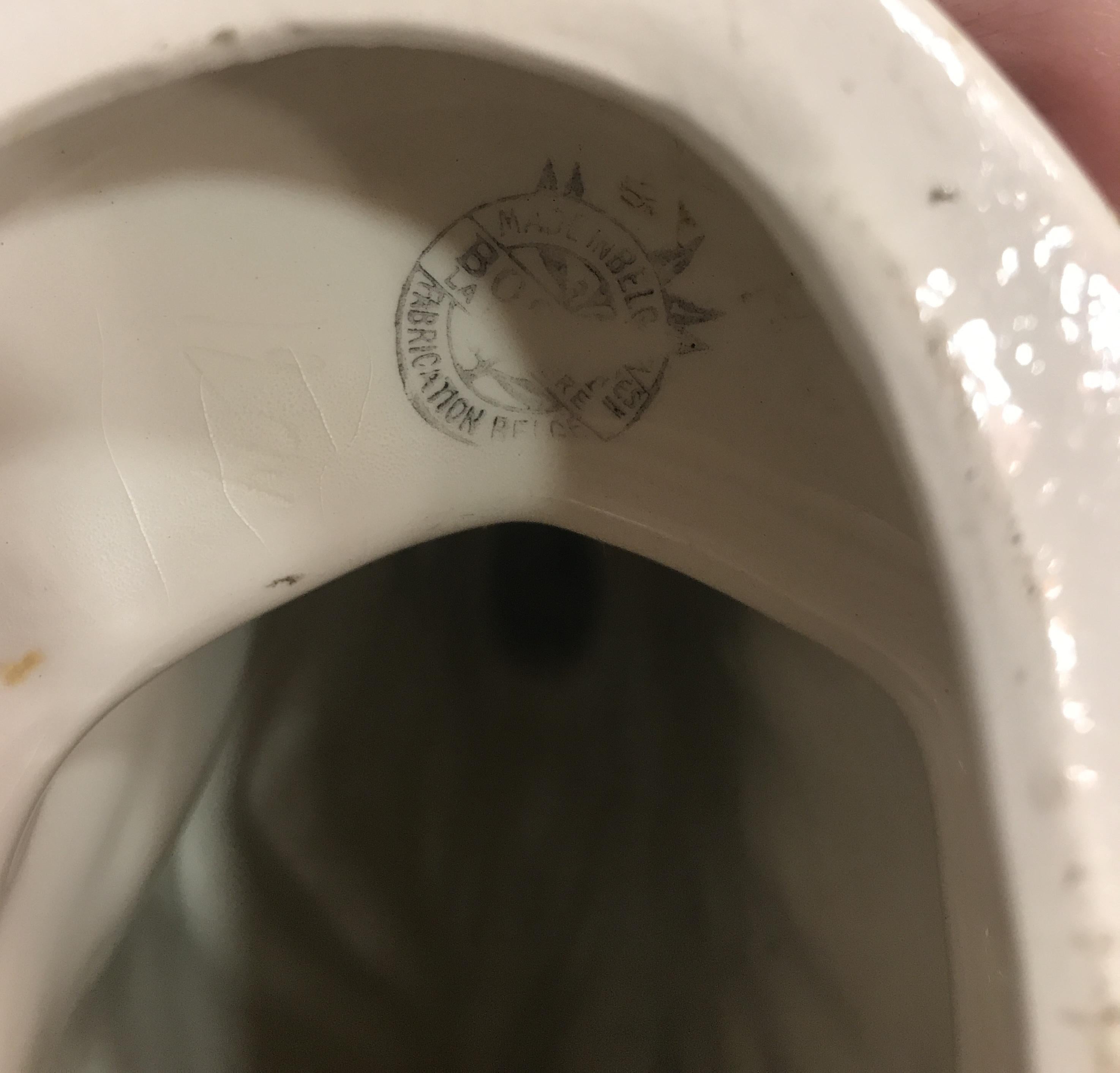 Coppia di ceramiche, Boch.F, Firma: Catherine Barjansky, Belgio in vendita 2