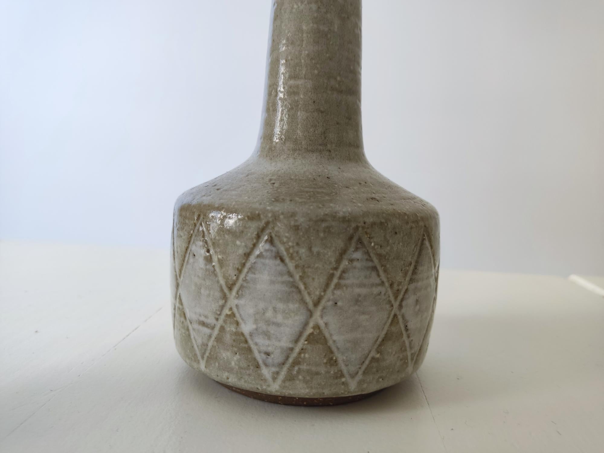 Ceramic Pair of ceramics Palshus danish lamps - 1960s 
