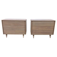 Pair of Cerused Mid Century Chest of Drawers