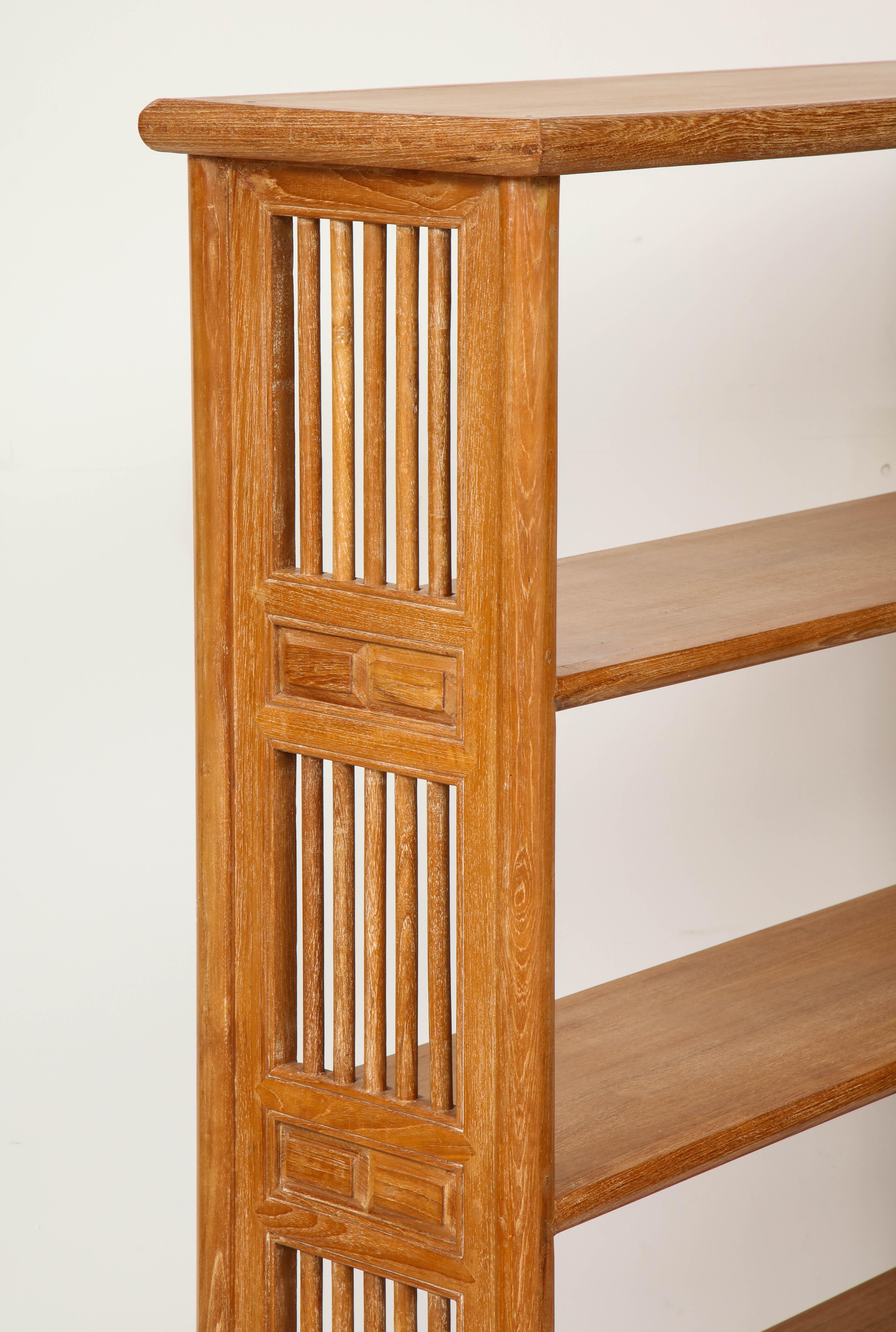 Austrian Pair of Cerused Oak Bookcases in the Vienna Secessionist Manner