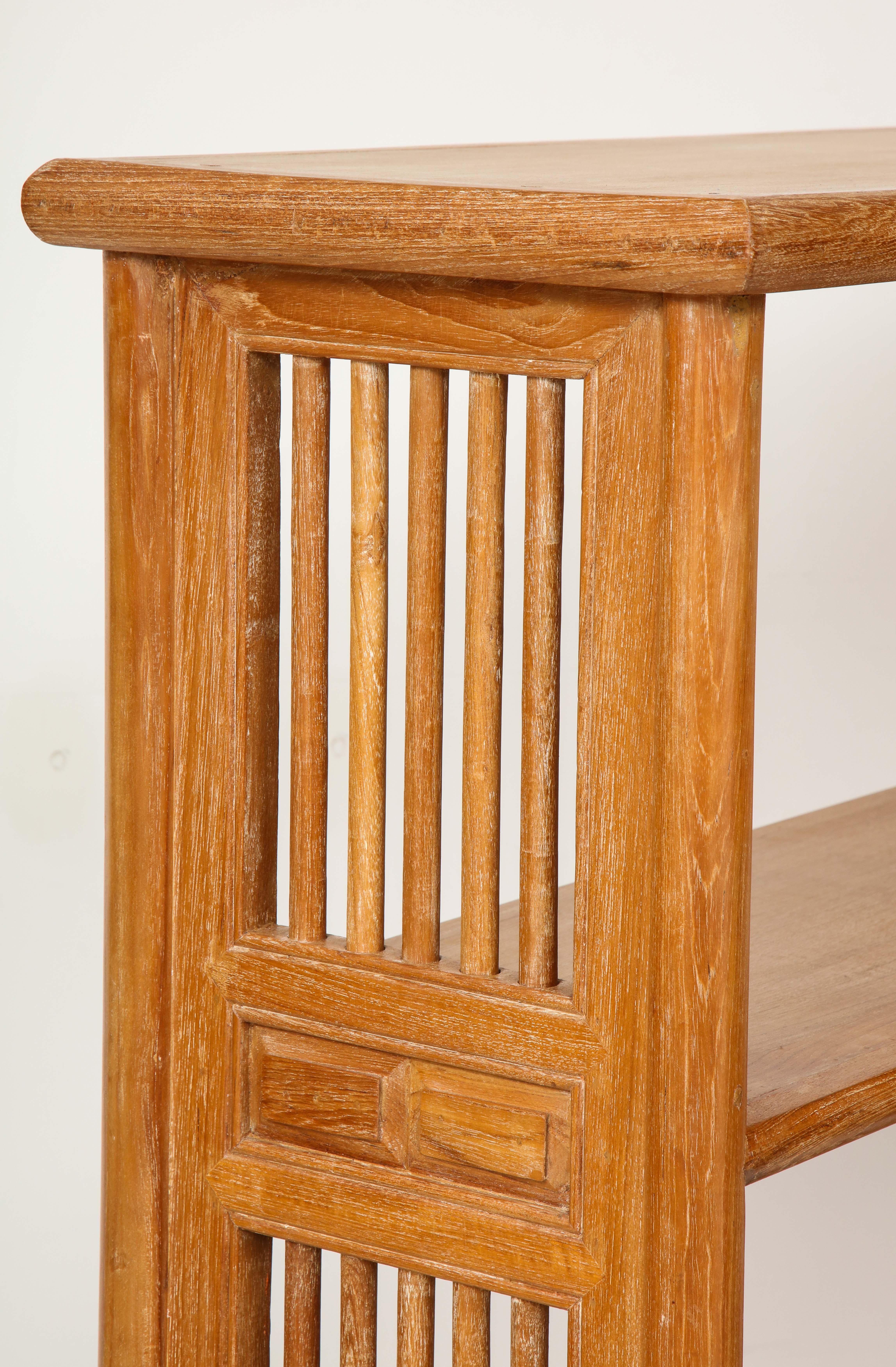 Pair of Cerused Oak Bookcases in the Vienna Secessionist Manner In Good Condition In New York, NY