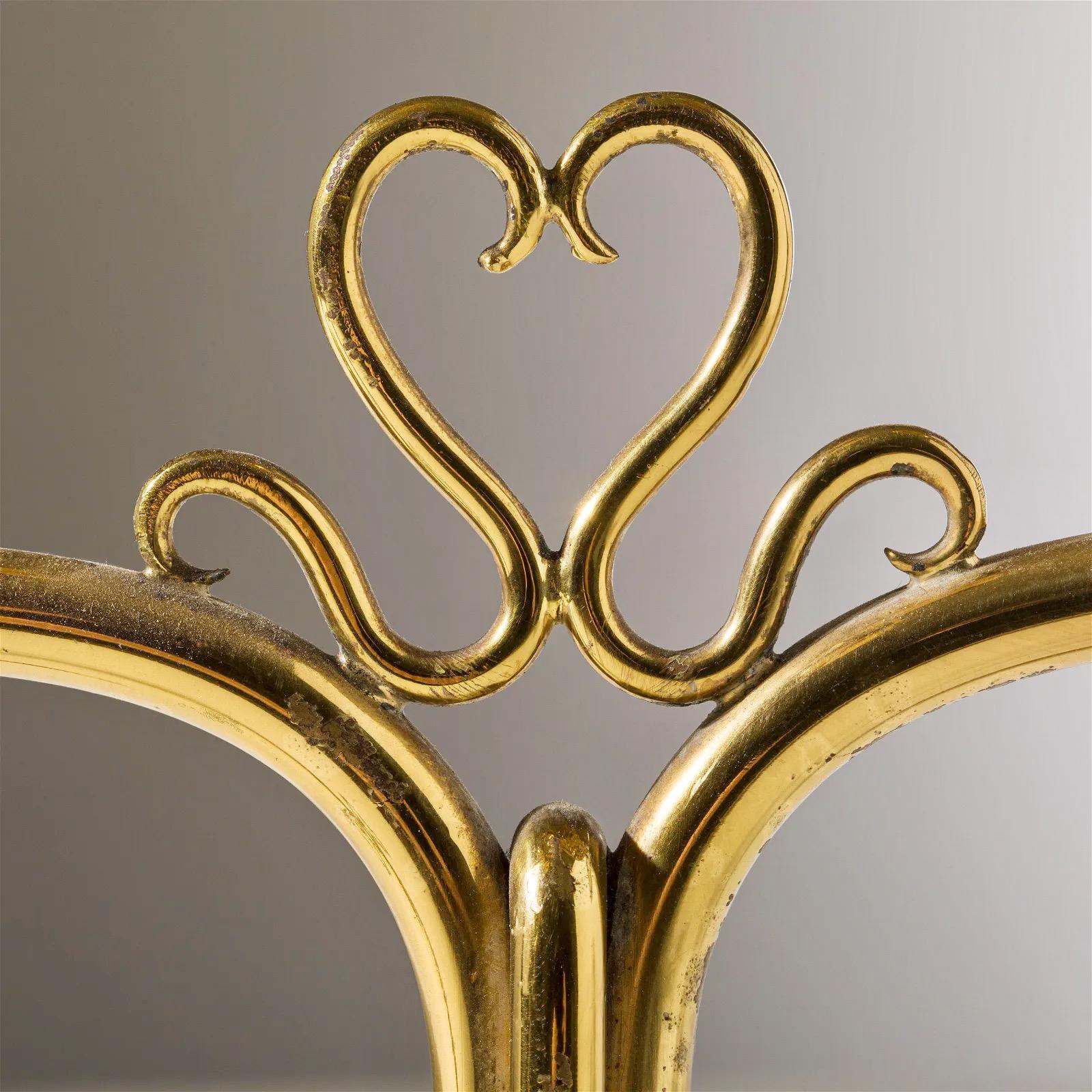 Pair of Cesare Lacca Brass Candelabra For Sale 3