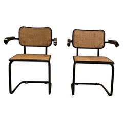 Coppia di sedie Cesca B32 di Marcel Breuer anni '70