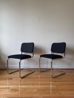 Pair of Cesca Side Chair by Marcel Breuer for Knoll, Mid-Century Modern