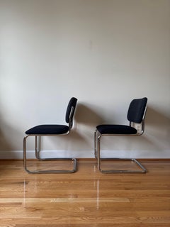 Pair of Cesca Side Chair by Marcel Breuer for Knoll, Mid-Century Modern