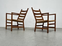 Pair of CH44 Lounge Chairs by Hans Wegner