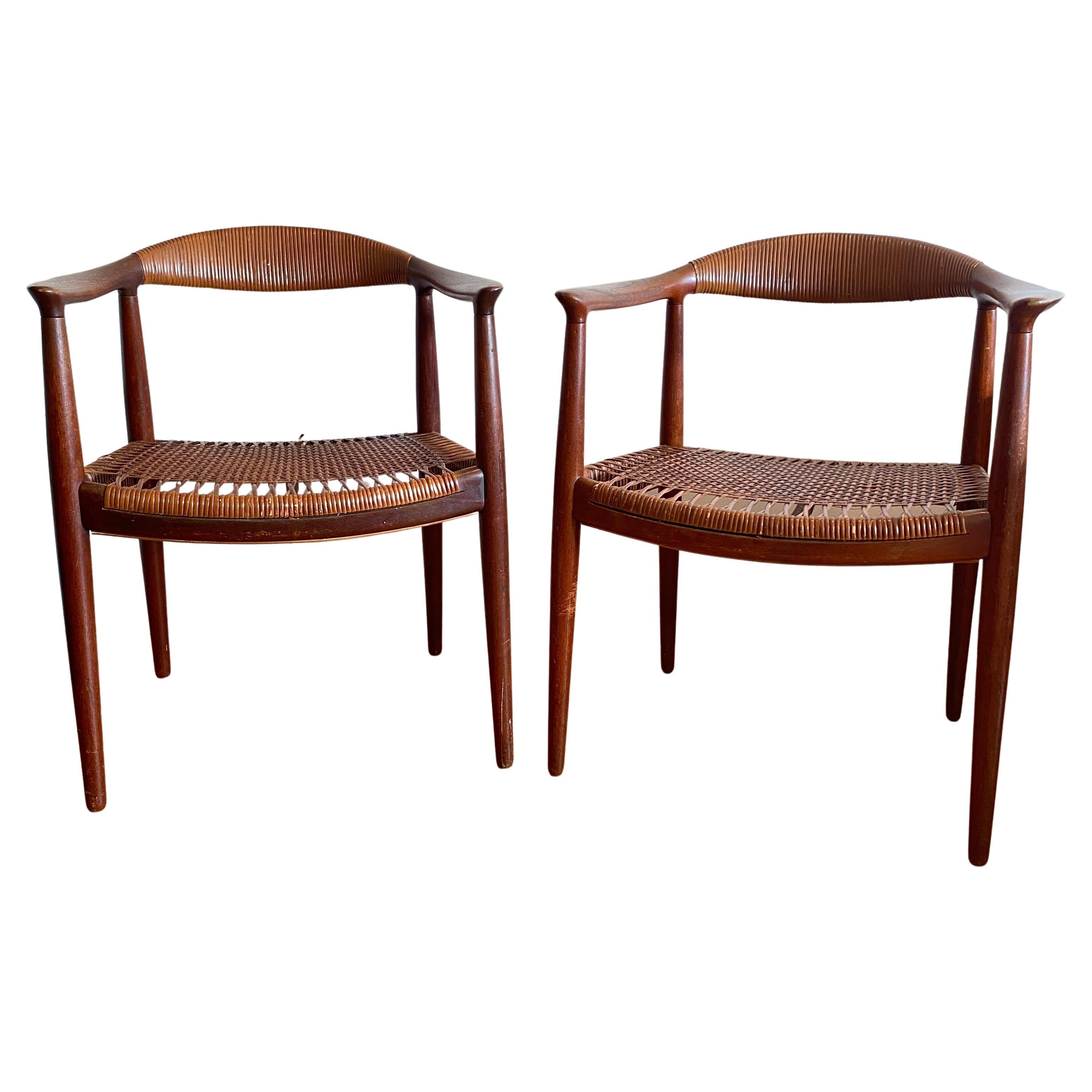 Pair of Chair Model JH501 by Hans J Wegner