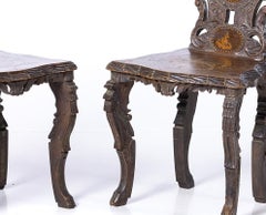 Pair of chairs - 19th century