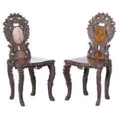 Pair of chairs - 19th century