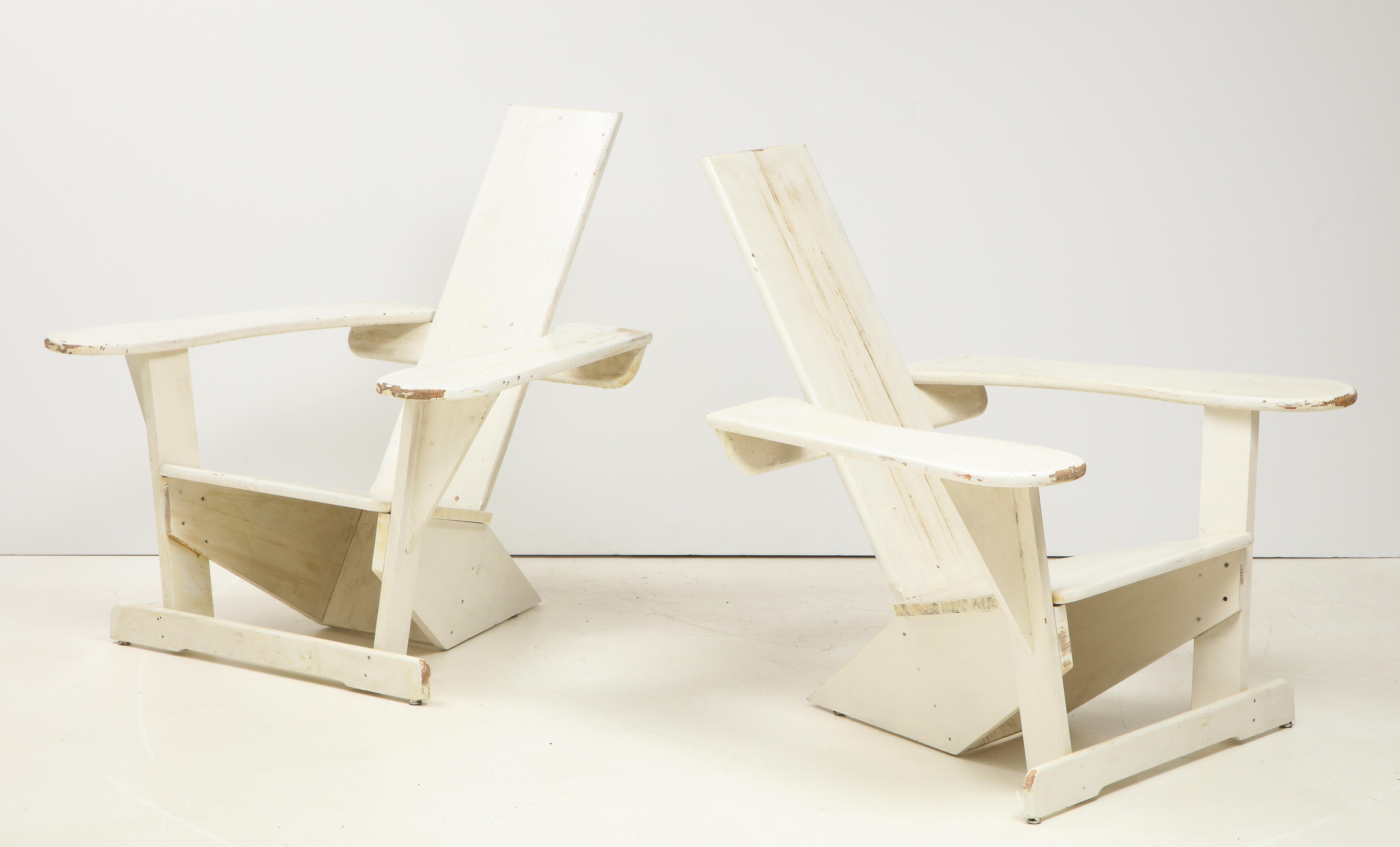 Art Deco Pair of Chairs after Pierre Dariel, ‘Biarrtiz’ model, France, c. 1926