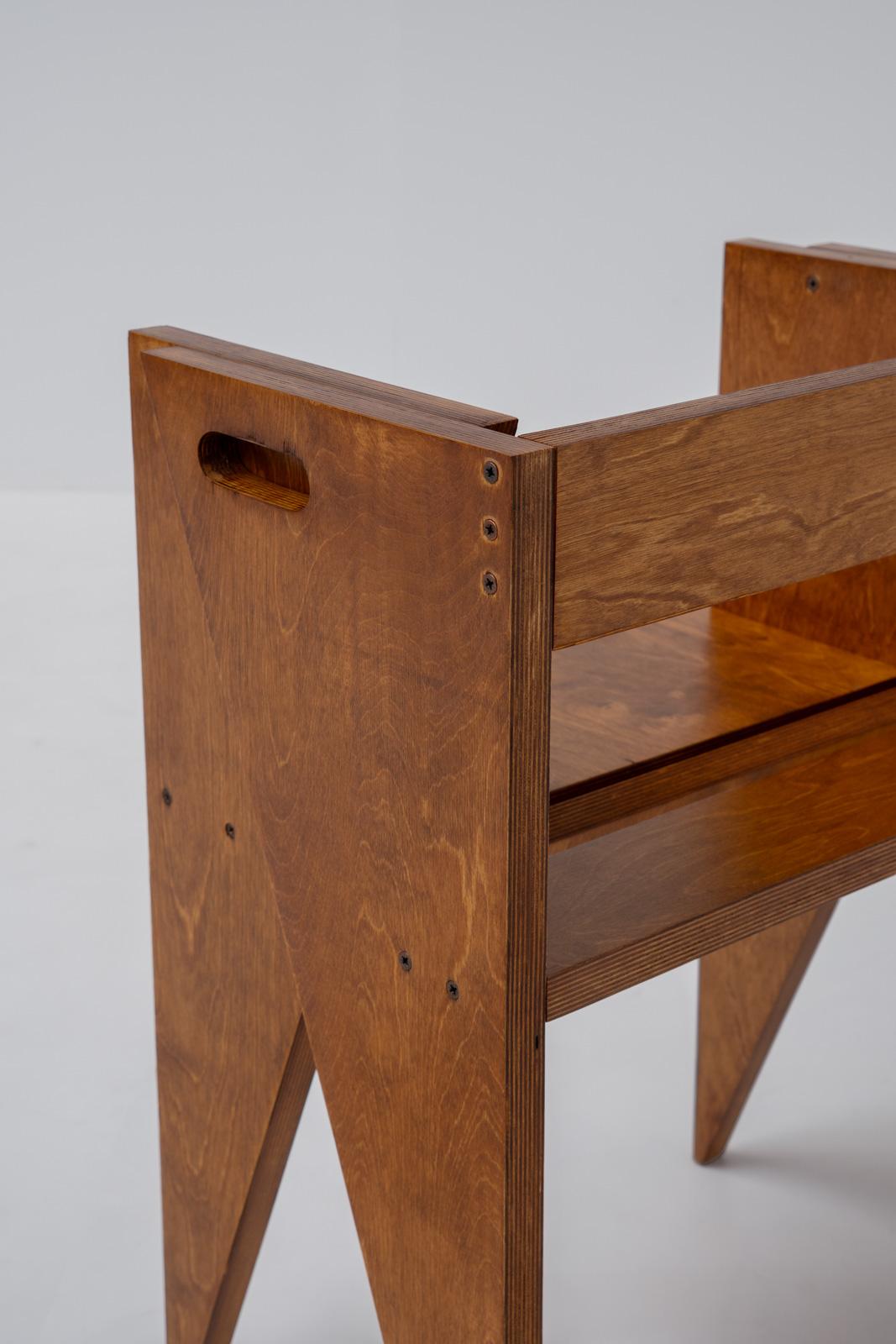 Pair of Chairs attr to Cesare Leonardi's Solidi series, 1980s For Sale 3