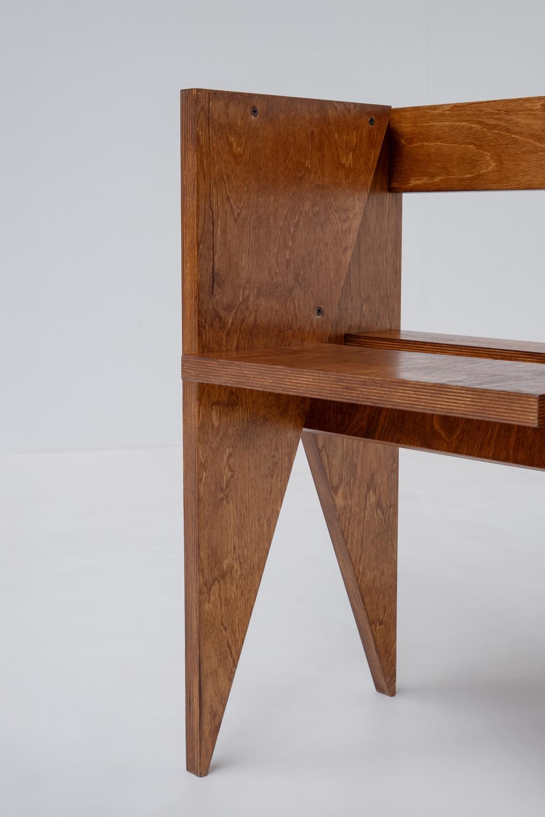 Pair of Chairs attr to Cesare Leonardi's Solidi series, 1980s For Sale 1