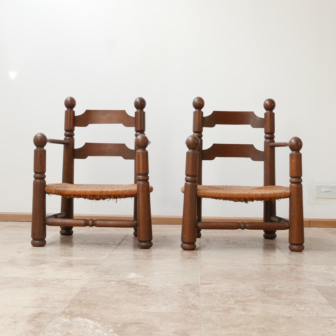 Pair of Chairs Attributed to Charles Dudouyt 4