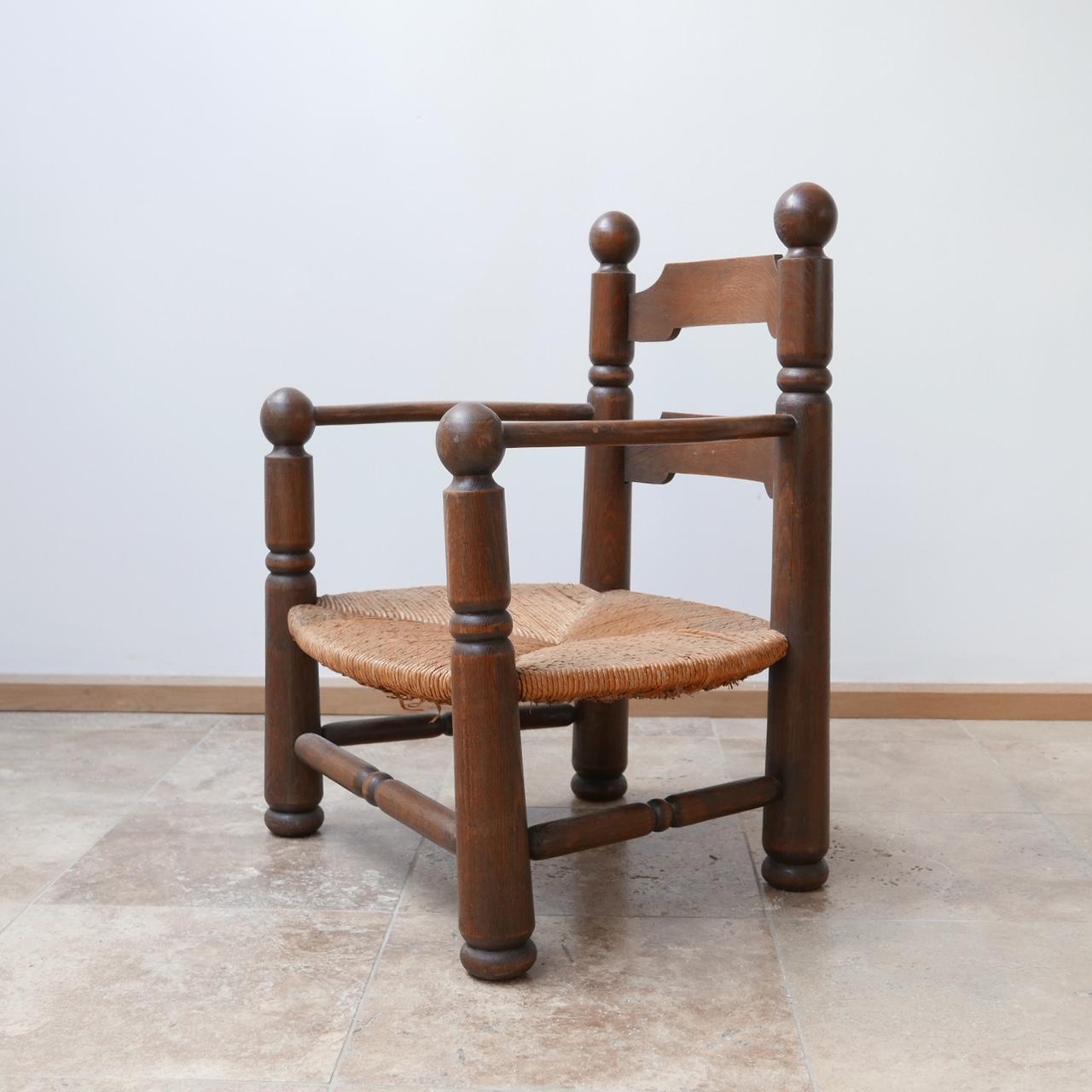 Mid-20th Century Pair of Chairs Attributed to Charles Dudouyt
