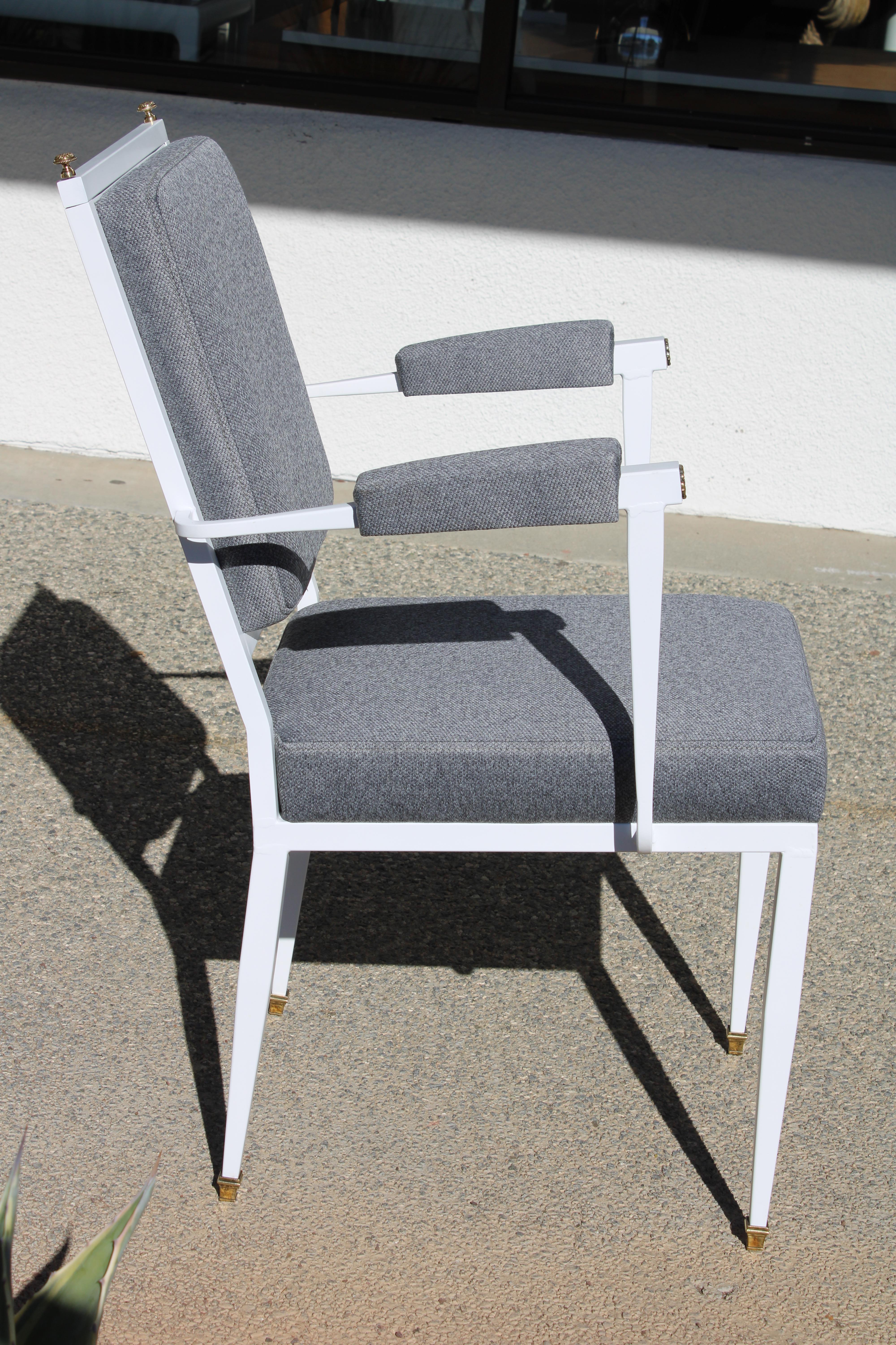 Pair of Chairs Attributed to Andre Arbus (1903 - 1969) In Good Condition For Sale In Palm Springs, CA