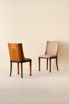 Pair of chairs attributed to Carl Bergsten, Sweden, 1920s