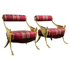 Pair of Chairs Attributed to Mantellassi 1926