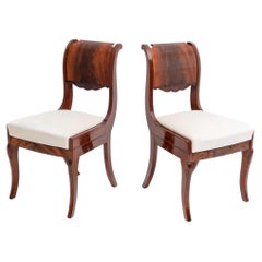 Antique Pair of Chairs, Baltic States, Around 1830
