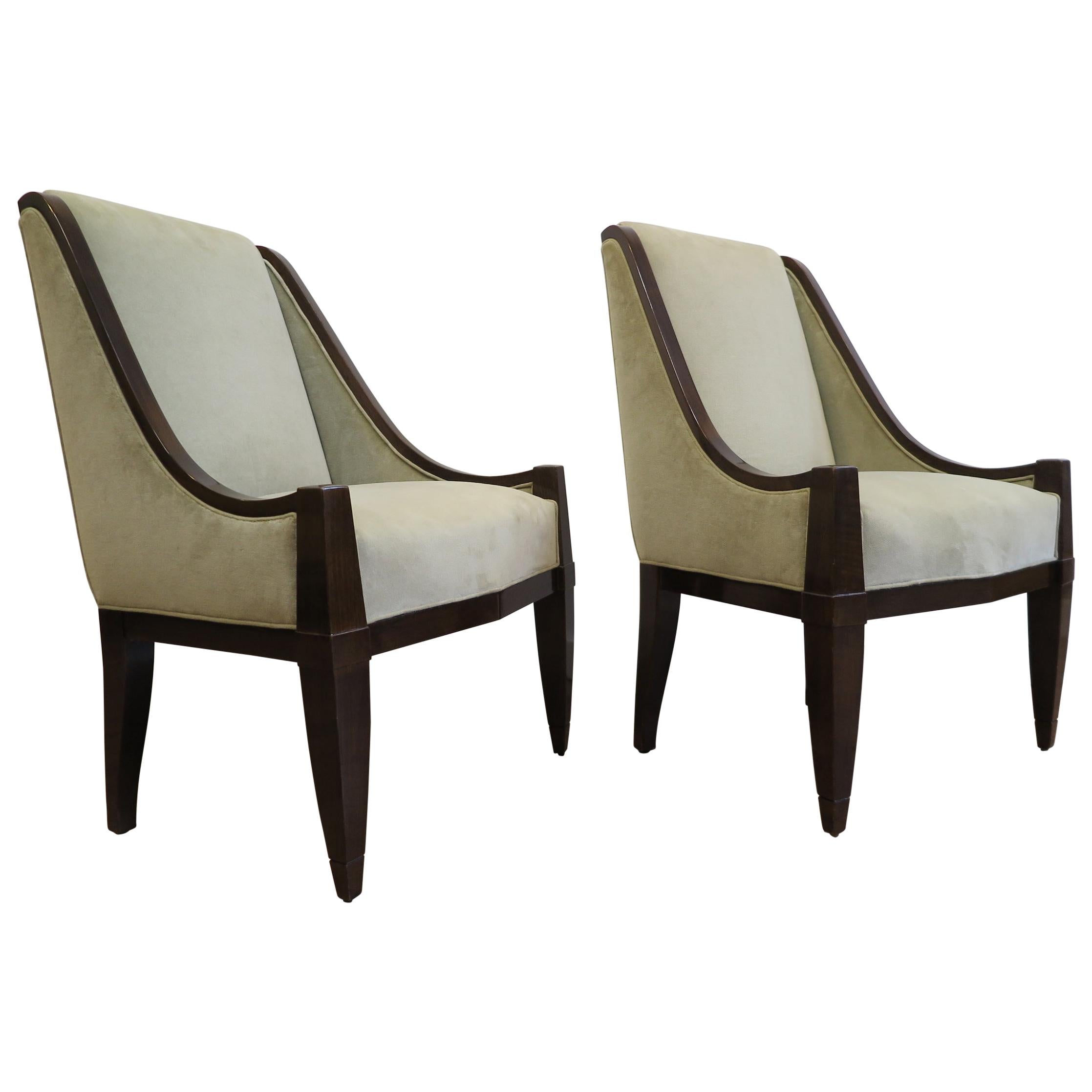 Pair of Chairs by André Sornay