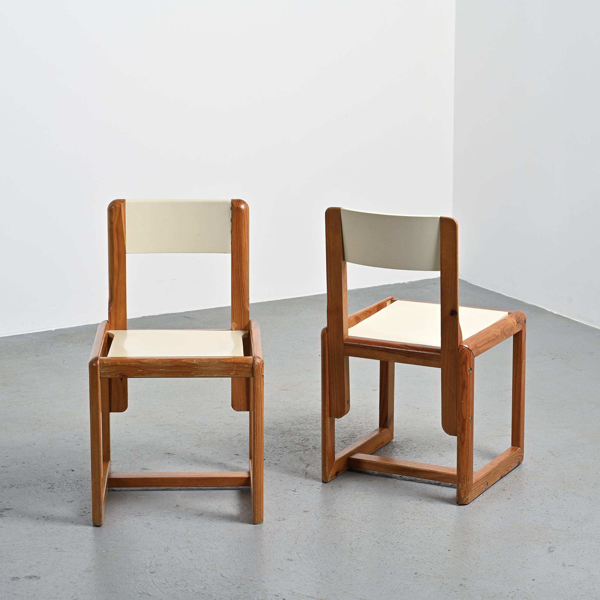 Francese Coppia di sedie di André Sornay, Francia anni '60 in vendita