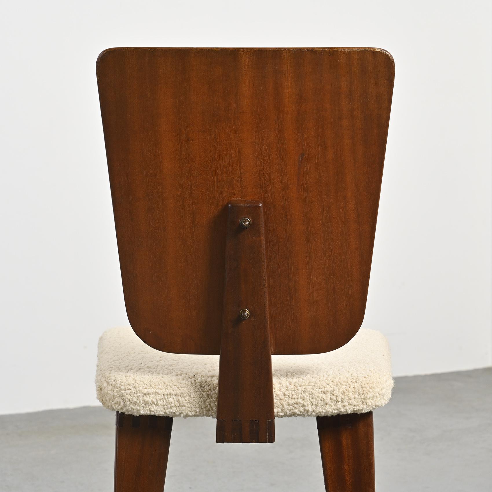 Paar Stühle von André Sornay, Lyon Frankreich im Angebot 1